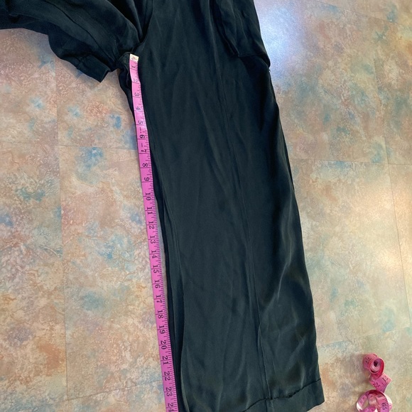 Black wide leg jumpsuit, size M (Tahari brand) - Picture 6 of 11
